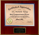 Award Michelle Wong MD